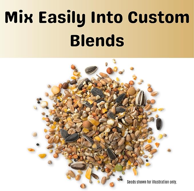 Olympus Myco White Proso Millet Seed, All-Natural Non-GMO Premium Wild Bird Food for Finches, Doves, Songbirds, Buntings & More (10 lb)