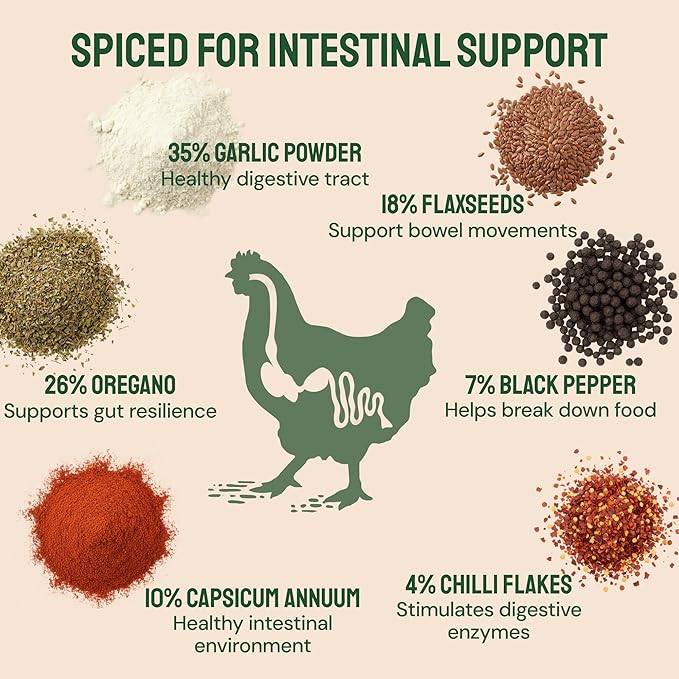 Hatortempt Spiced Bulk Dried Mealworms - 10 Lb Bag - Dried Mealworms for Chickens & Ducks - Chicken Food Coated with Chili Mix Digestion Supplement