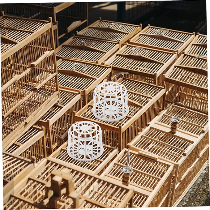 4Pcs Plastic Bird Nest Box for Finch Breeding and Canary Cage Versatile Nesting Material Storage for Birds for Parrot and Bird Supplies