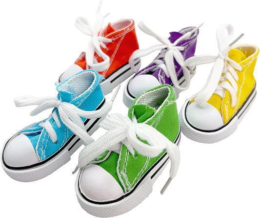 5000 Pk5 Sneaker Shredders by M&M - Ultrafun Cotton and Rubber Pet Safe Foot Toys, Stuff with Foraging and Treat Material, Great Fun for Beaks, Fun for Pets and Breeds