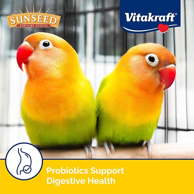 Vitakraft Vita Smart Gourmet Cockatiel and Lovebird Food - Vitamin-Fortified - Daily Pet Bird Food 4 Pound (Pack of 1)
