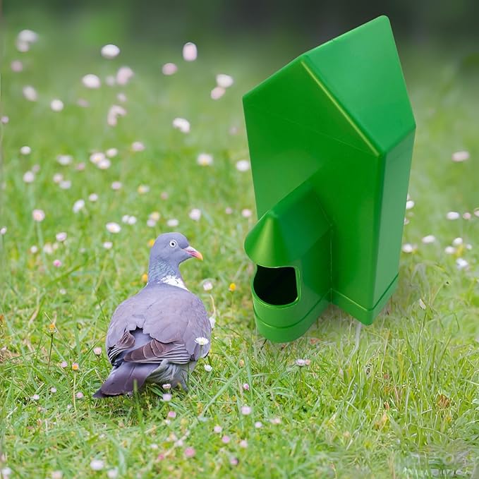 Gaun Corner Waterer for Pigeon, Bird, Chicken, Small Poultry, Hamster, Duck, Parakeet, Canary, Pet Water Dispenser, Feeder, Water Bottle, Cage Supply, Cage Accessory, Not Removable, Green Color (2lt)