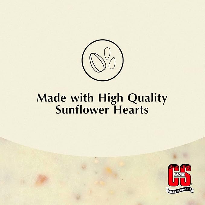 C&S Sunflower Suet Treat, for Chickadees, Nuthatches, Tufted Titmice, Woodpeckers, Wrens, Warblers, Brown Creepers, Northern Flickers, Pine Grosbeaks, Jays and More, 11 Ounces, Pack of 8