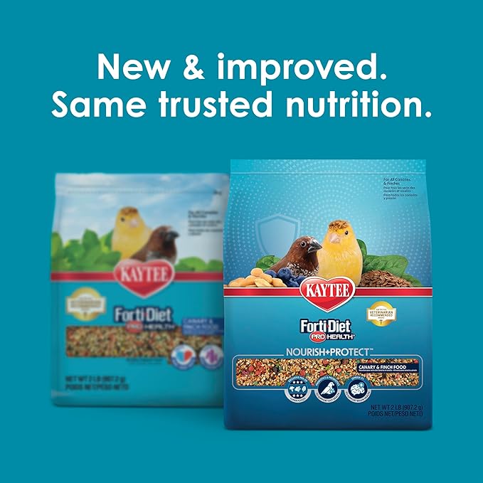 Kaytee Forti-Diet Pro Health Pet Canary & Finch Food, 2 lb