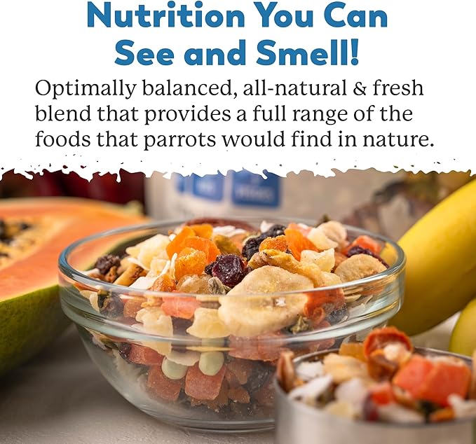 Dr. Harvey's Exotic Parrot Blend, Seedless Blend of Natural Food for Large Parrots