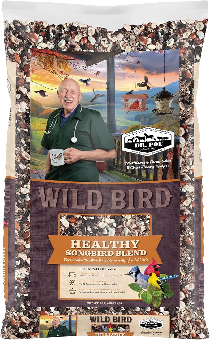Dr. Pol Healthy Songbird Blend 20 LB Wild Bird Seed