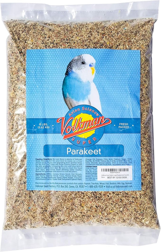 Volkman Avian Science Parakeet Bird Food 8lb