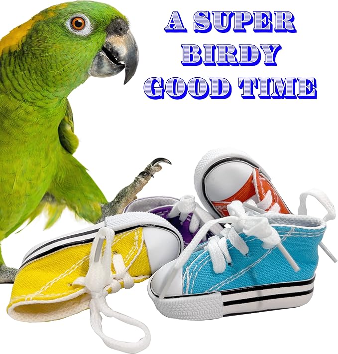 5000 Pk5 Sneaker Shredders by M&M - Ultrafun Cotton and Rubber Pet Safe Foot Toys, Stuff with Foraging and Treat Material, Great Fun for Beaks, Fun for Pets and Breeds