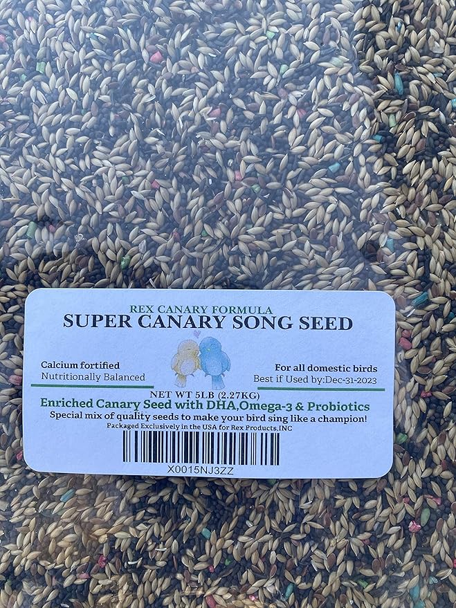 Canary Song Seed 5lb-Improve Singing