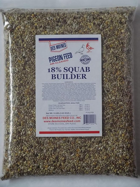 Squab Builder Pigeon Mix (18%) 8 lbs