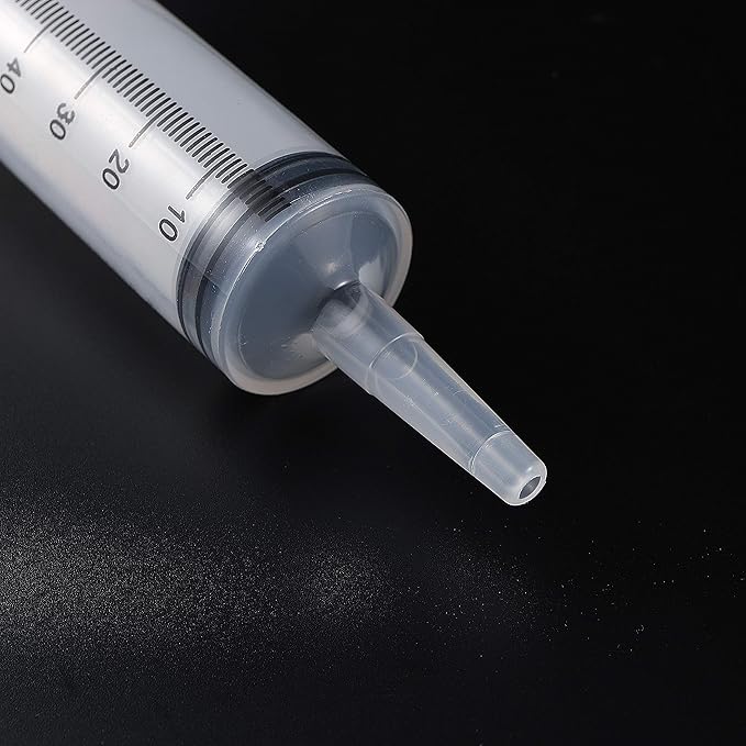 60ML Baby Bird Parrot Feeding Tubes, Liquid Medicine Feeder Push-Tube Pet Cat Dog Feeder with 2 Pcs Stainless Steel Metal Feeding Spoon