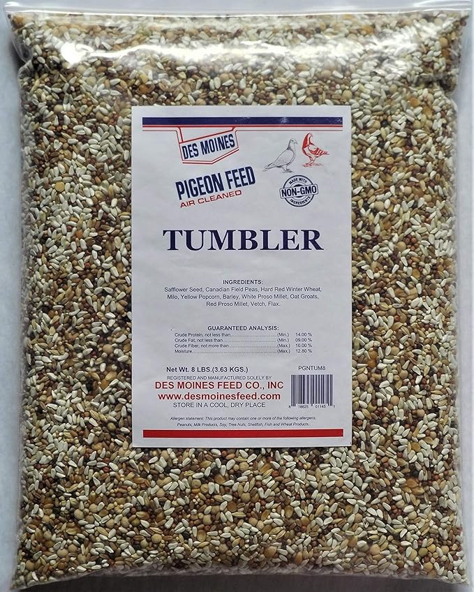 Tumbler Pigeon Mix (14%) 8 lbs