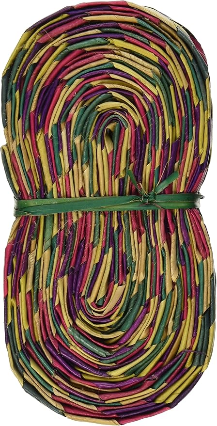 Planet Pleasures Rainbow Straight Style Bird Toy, 30' x 2"/Large