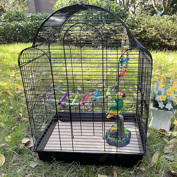 Gravel Paper for Bird Cage,BirdCage Liner Papers Cuttable Gravel Liner Sea Sand Paper Pet Animal Cages Cushion Great for Hard-Billed Birds Parrot | Clean Safe & Aids in Digestion (30 PCS - 17" x 11")