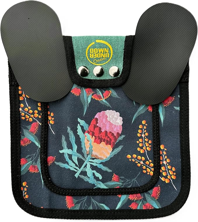 DOWN UNDER OUTDOORS 2 Pack Medium-Large Chicken Saddles with Adjustable Straps, Chicken Apron, Poultry Saver, Pet Supplies, Including Shoulder Covers (Feathers and Flora)