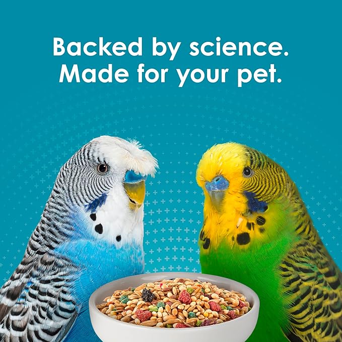Kaytee Forti-Diet Pro Health Nourish+Protect Parakeet Food, Comprehensive Nutrition Backed by Science, Digestive Health, Immune Support, 25 pounds
