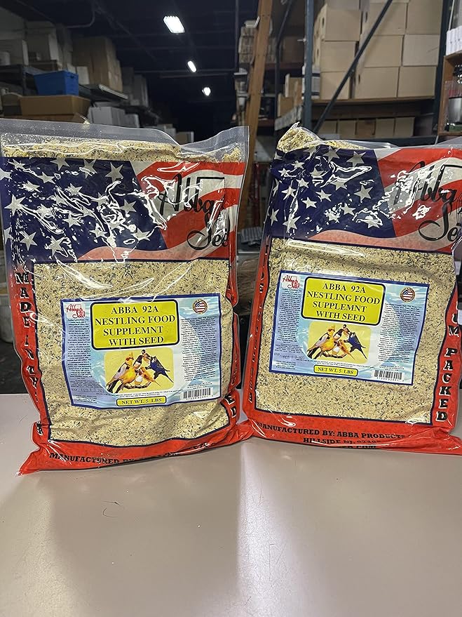 2 X 5LBS of ABBA 92A Nestling Food with Seeds