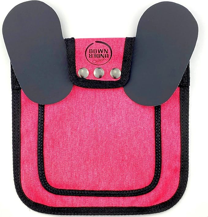 DOWN UNDER OUTDOORS Medium-Large Chicken Saddle with Adjustable Straps, Chicken Apron, Poultry Saver, Pet Supplies, Including Shoulder Cover (Pink)