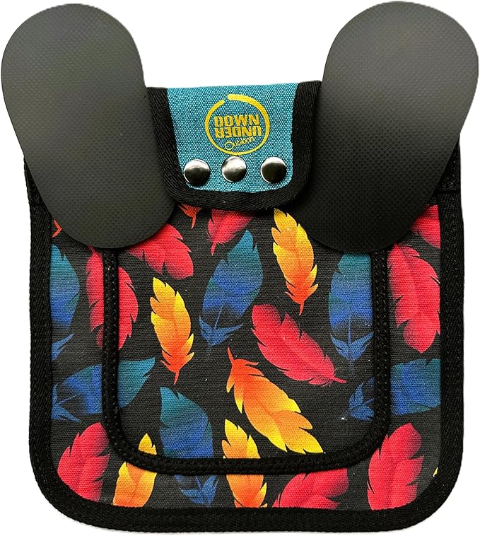 DOWN UNDER OUTDOORS 2 Pack Medium-Large Chicken Saddles with Adjustable Straps, Chicken Apron, Poultry Saver, Pet Supplies, Including Shoulder Covers (Feathers and Flora)