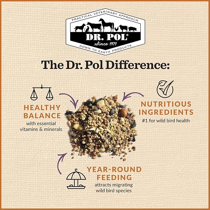 Dr. Pol Healthy Songbird Blend 20 LB Wild Bird Seed