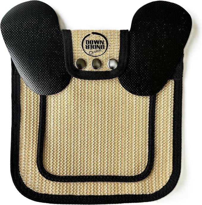 DOWN UNDER OUTDOORS Medium-Large Chicken Saddle with Adjustable Straps, Chicken Apron, Poultry Saver, Pet Supplies, Including Shoulder Cover (Sand Mesh)…