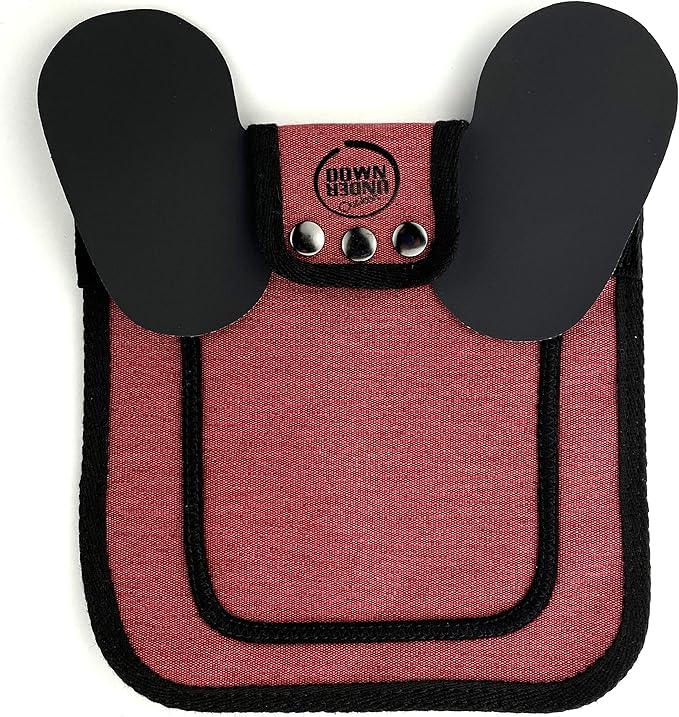DOWN UNDER OUTDOORS Medium-Large Chicken Saddle with Adjustable Straps, Chicken Apron, Poultry Saver, Pet Supplies, Including Shoulder Cover (Burgundy)