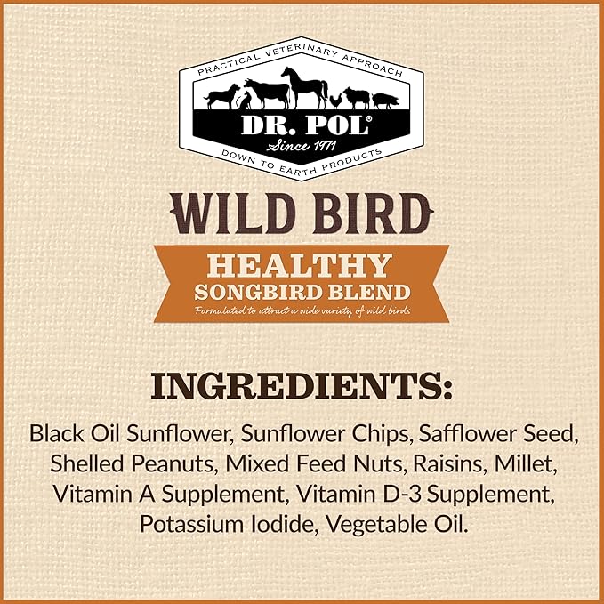 Dr. Pol Healthy Songbird Blend 20 LB Wild Bird Seed