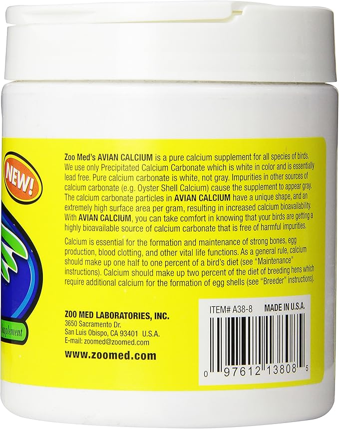 Zoo Med Avian Calcium - 8 oz.