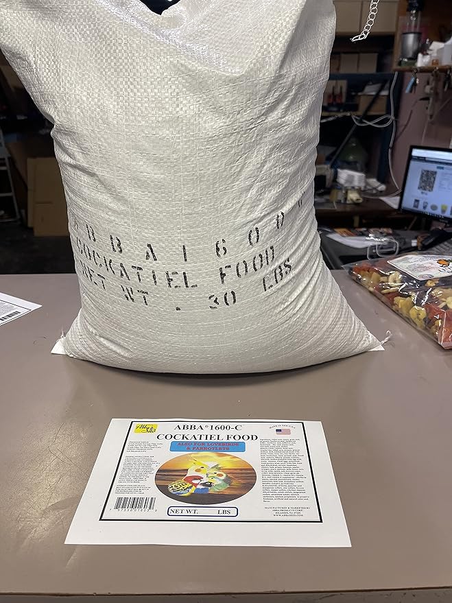 30 LB ABBA 1600C Cockatiel Bird Seed
