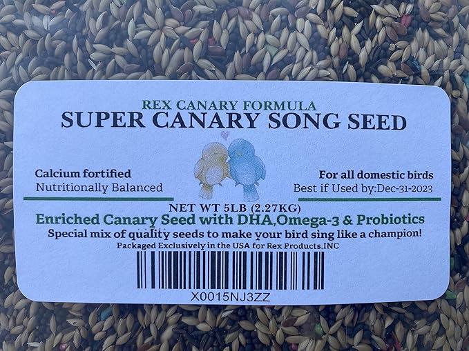 Canary Song Seed 5lb-Improve Singing