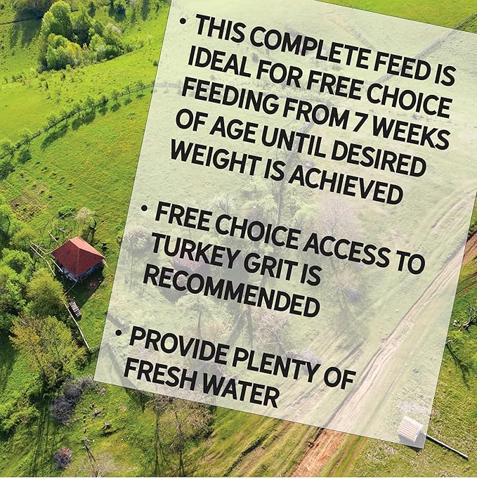 New Country Organics | Turkey Grower Feed 40 lbs I Turkey Feed for Jakes and Jennies | Soy-Free | 23% Protein | Certified Organic and Non-GMO Turkey Food