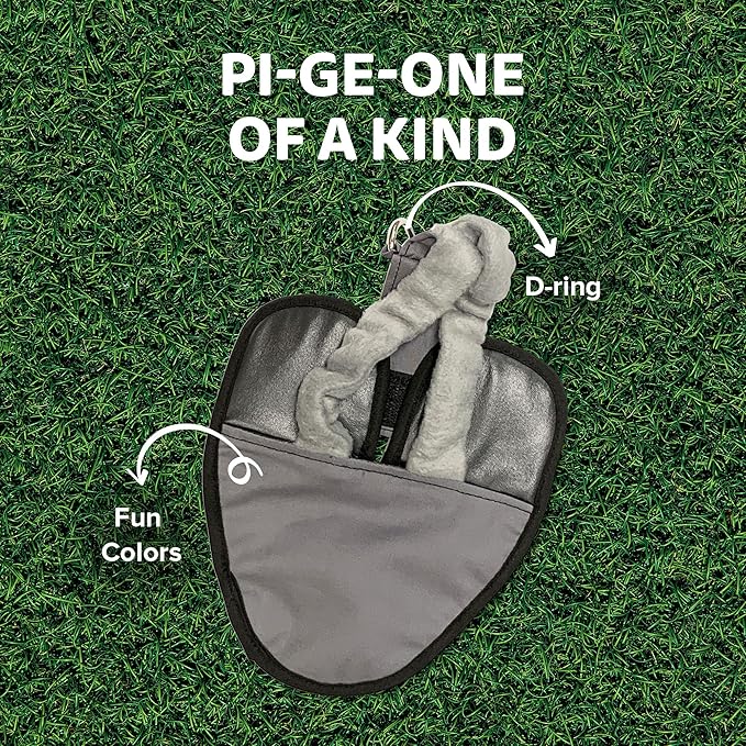 Hen Holster Premium Starter Kit - Bird Diaper, Wrap Around for Larger Pigeons, Small Breed Hens & Roosters - Leak-Proof, Comfortable Bird Harness with Sewn-in Liner & Hook & Loop Closure - XS, Gray