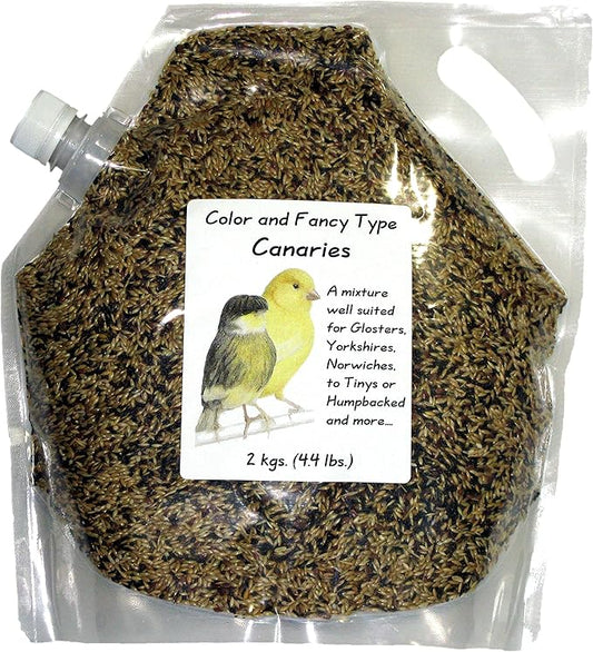 Canaries (Color & Type), 2 kg (4.4 lbs) Pour Spout Bag