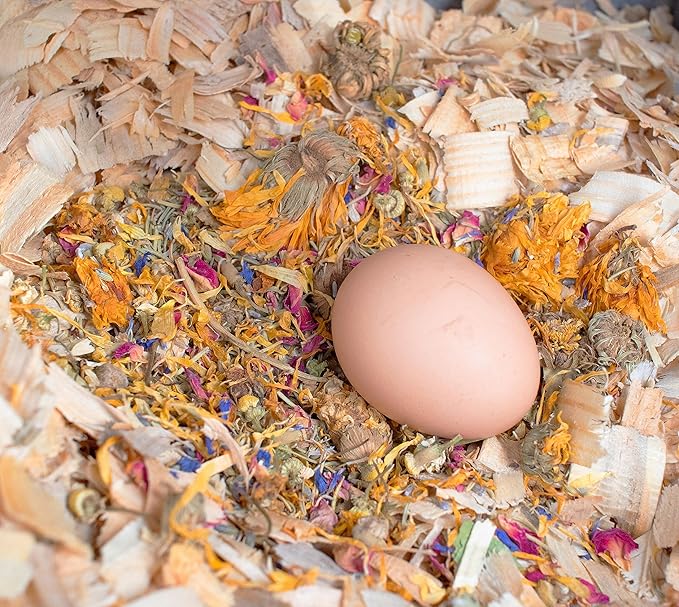 Pampered Chicken Mama Premium Nesting Herbs for Chickens (20 oz) Made with Flowers & Botanicals | Chicken Nesting Herbs | Nesting Herbs for Chicken Coop Herbs